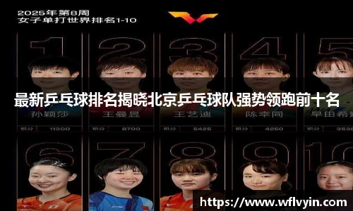 最新乒乓球排名揭晓北京乒乓球队强势领跑前十名