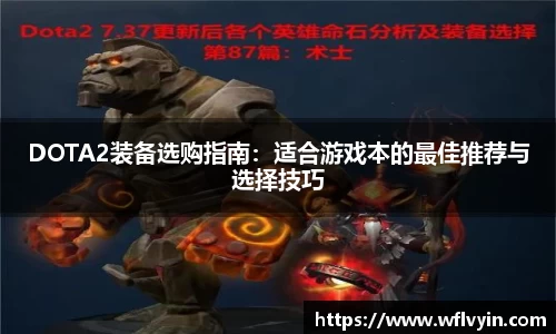 DOTA2装备选购指南：适合游戏本的最佳推荐与选择技巧