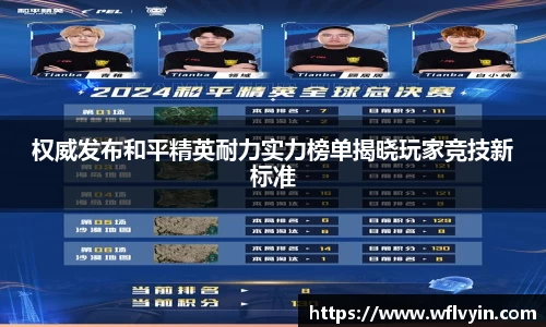 权威发布和平精英耐力实力榜单揭晓玩家竞技新标准